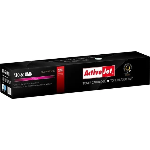 ActiveJet ATO-510MN toner voor OKI-printer; OKI 44469722 Vervanging; Opperste; 5000 pagina's; magenta.