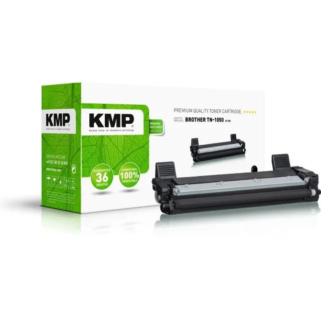KMP Toner Brother TN-1050/TN1050 KMP comp. black B-T55 Zwart