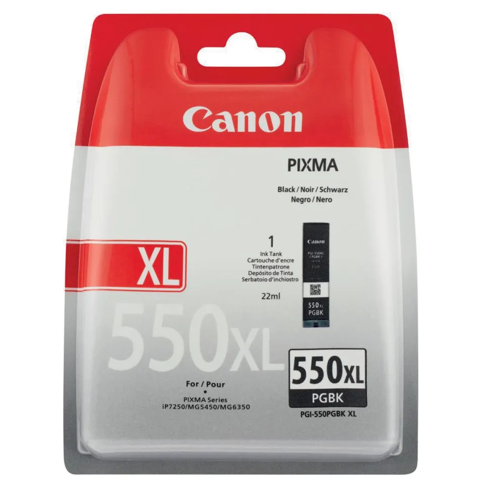 Canon inktcartridge PGI-550PGBK-XL, 500 pagina's, OEM 6431B001, zwart