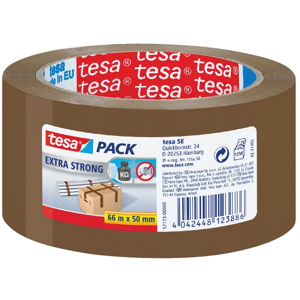 Tesa Verpakkingstape tesapack® Extra Strong 66mx50mm PVC bruin