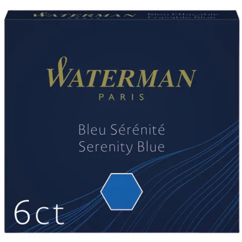 Waterman Inktpatroon Waterman internationaal Florida blauw pak à 6 stuks