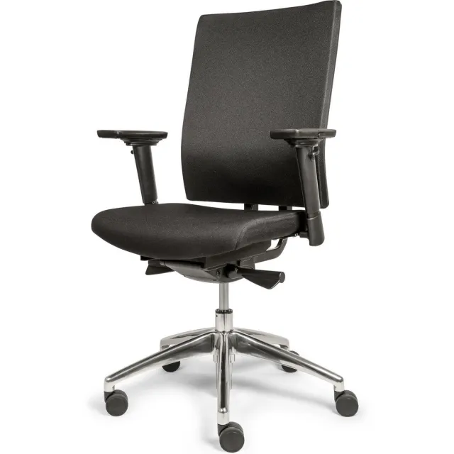 Workliving Zuidas Comfort - Ergonomische Bureaustoel (N)EN 1335 Comfort - ALU onderstel