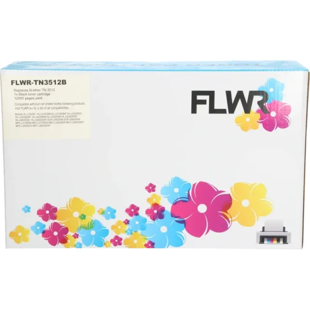 FLWR Brother TN-3512 zwart (Huismerk (compatible))