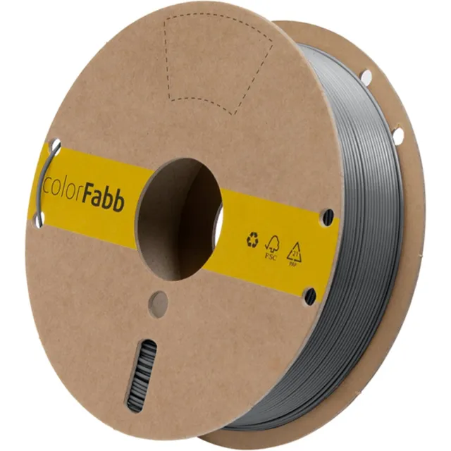 ColorFabb Petg Economy Donkergrijs 3D-printerfilament - 2,85 mm - 2200 g - Uitstekende waarde per kilo - Grote spoelopties - Verkrijgbaar in veel kleuren
