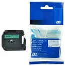 Brother Huismerk Brother M-K721 Labeltape 9mm Zwart op Groen
