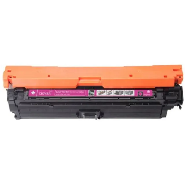 Inktkenners Toner geschikt voor HP 650A (CE741A) | 1x Magenta geschikt voor HP Color LaserJet Enterprise CP5520 - CP5525n - CP5525dn - CP5525xh - M750n - M750dn - M750xh