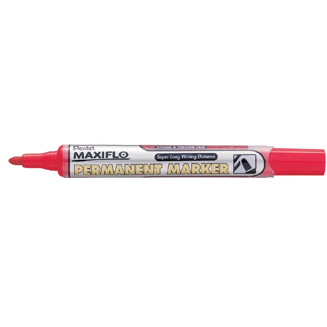 Pentel Viltstift Pentel NLF50 Maxiflo rond 1mm rood