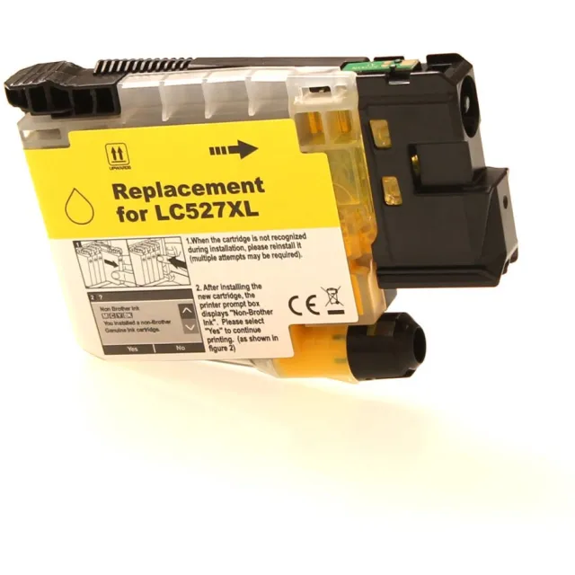 ABC huismerk inktcartridge geschikt voor Brother LC527XLY geel geschikt voor MFC-J4350DW MFC-J4550DW