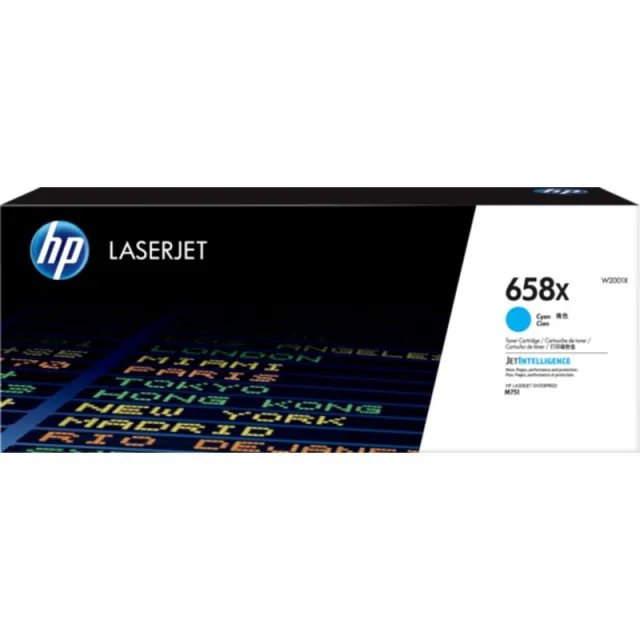 Hp 658X (W2001X) Toner Cyaan Hoge capaciteit