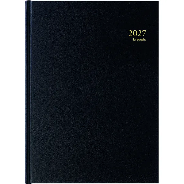 Brepols Agenda 2027 Brepols Bremax Santex A4 1dag/2pagina's 8 kolommen zwart wit