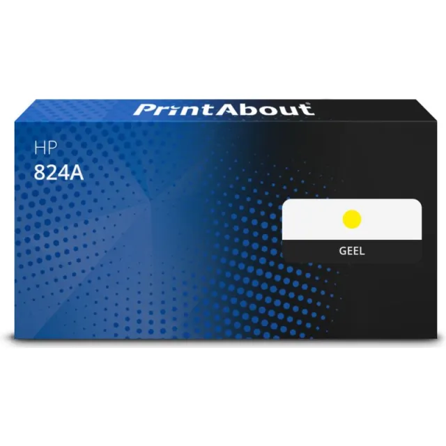 PrintAbout huismerk Drum 824A (CB386A) Geel Geschikt voor HP