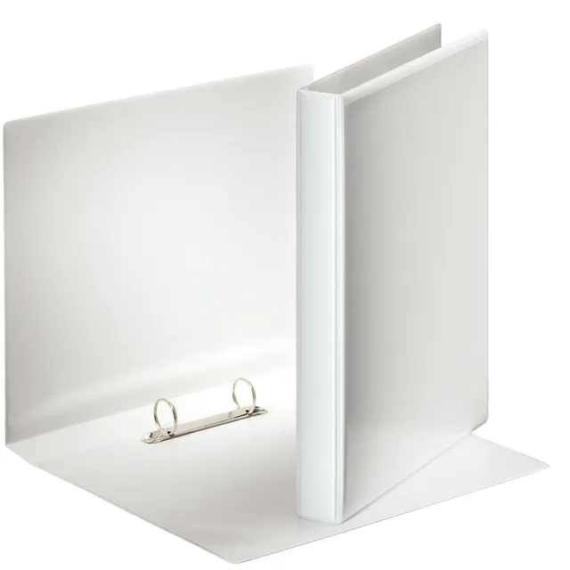 Esselte Presentatieringband esselte essentials panorama a4 2-rings o-mechaniek 25mm wit