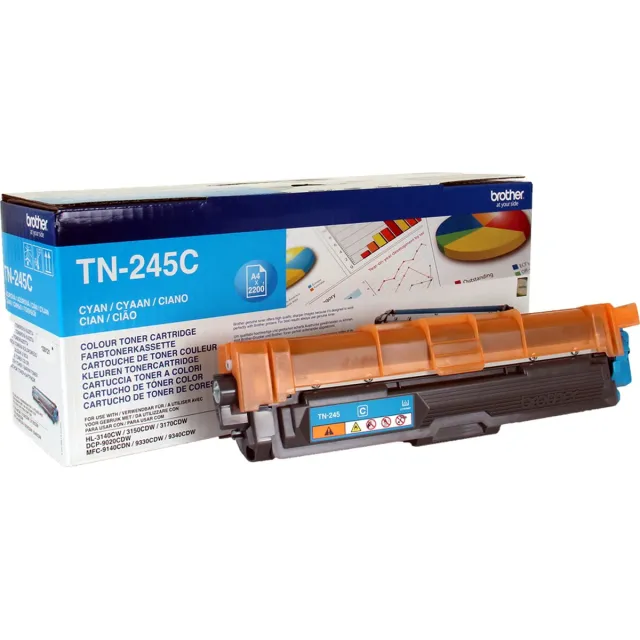 Brother TN-245C Toner Cyaan 2.2k