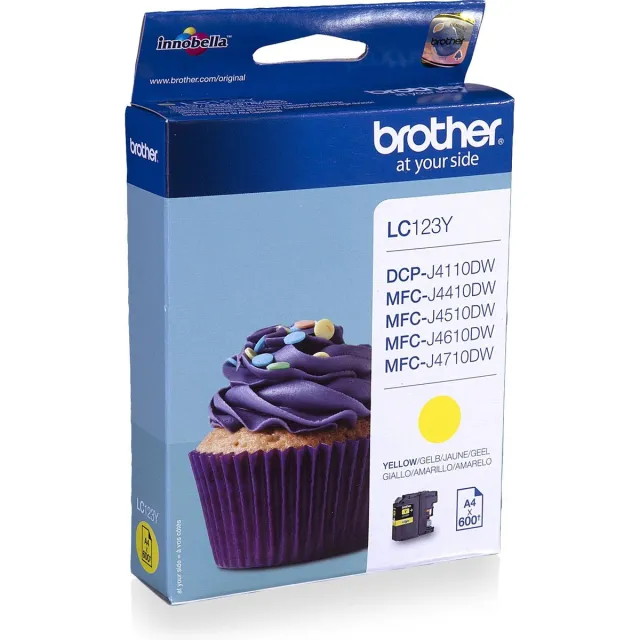 Brother LC-123Y - Inktcartridge / Geel