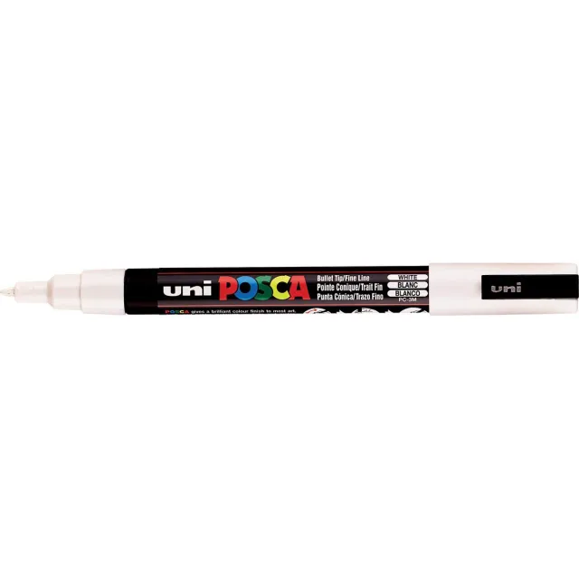 Uni POSCA paintmarker PC-3M, 1,5 mm, wit
