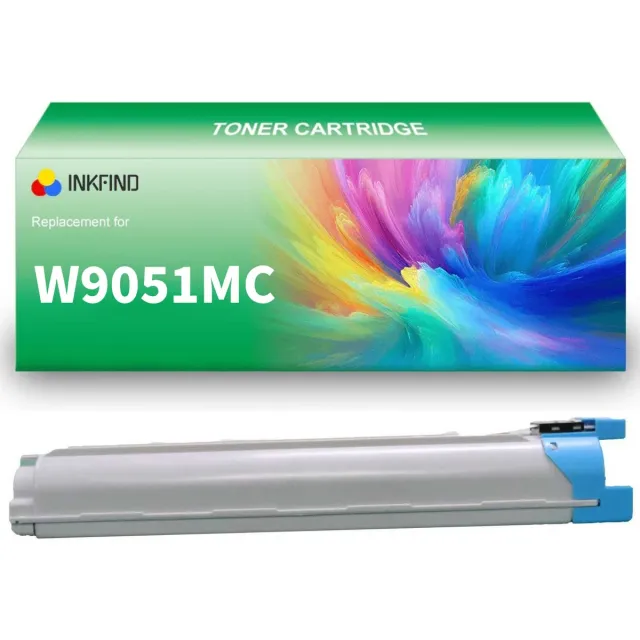 INKFIND W9051MC Cyaan tonercartridge compatibel met HP W9051MC Cyaan geschikt voor HP Color LaserJet MFP E87640/87650/87660 - 1-pack Cyaan Cyaan x 1