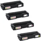 Ricoh Huismerk Ricoh SP 310HE (407634-407637) Toners Multipack (zwart + 3 kleuren)