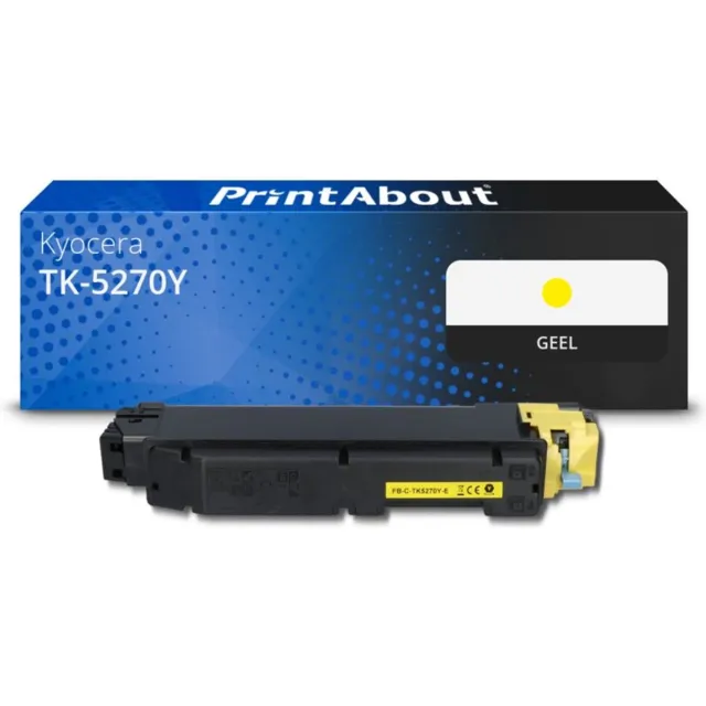 PrintAbout Huismerk Kyocera TK-5270Y Toner Geel