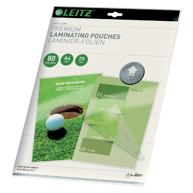 Leitz Lamineerhoes Leitz iLAM A4 2x80micron 25 stuks