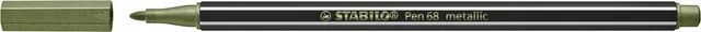 Stabilo Viltstift STABILO Pen 68/843 medium metallic lichtgroen