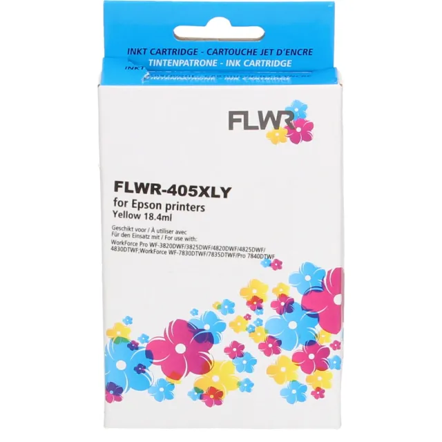 FLWR Cartridges / Epson 405XL / geel / Geschikt voor Epson