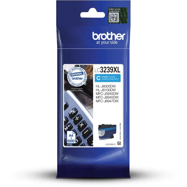 Brother LC3239XLC Toner Cyan 5000 pages cyaan, foto 2