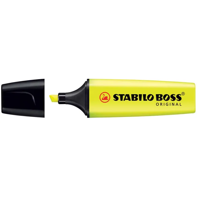 Stabilo BOSS ORIGINAL markeerstift, geel