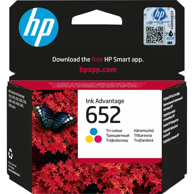 HP 652 - Inktcartridge / Kleur (F6V24AE)