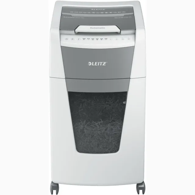 Leitz IQ Autofeed office 300 papiervernietiger P5 grijs