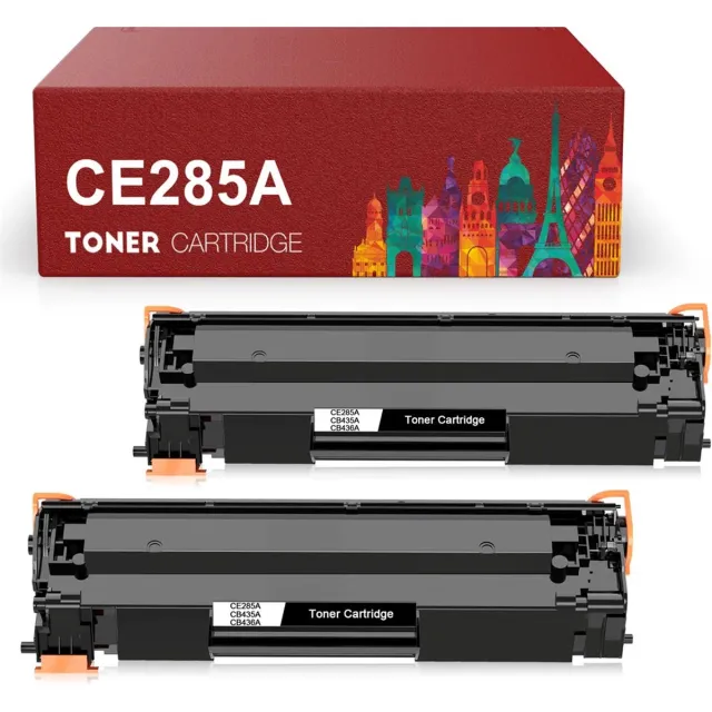 WeCare 2-pack Geschikt voor HP 85A / CE-285A Toner cartridge Zwart - 1600 pagina's - Geschikt voor HP LaserJet Pro P1102W - P1102 - M1212NF - M1132 MFP - M1217NFW - M1212 - M1132 - M1210 - M1210 - P1109 2x Zwart