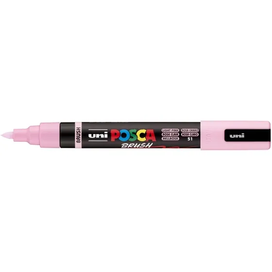Posca Paintmarker Uni POSCA PC-5BR brushpunt medium lichtroze