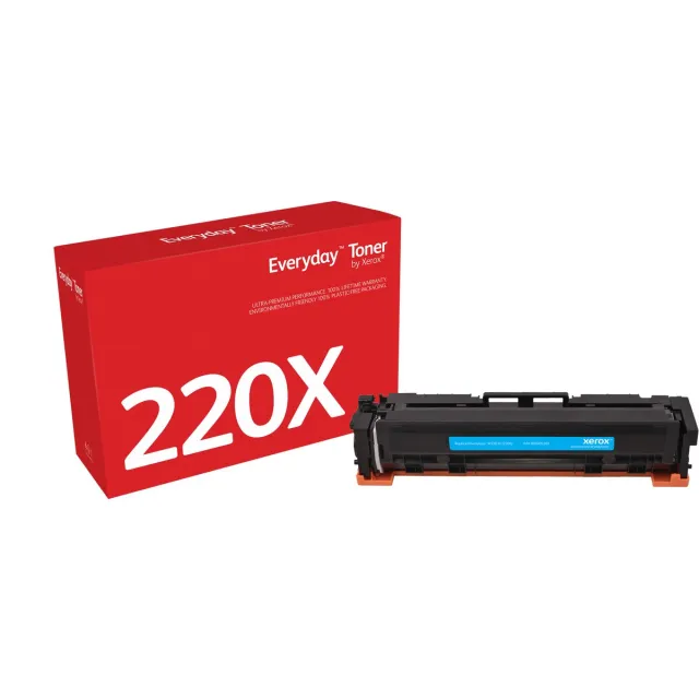 Xerox EverydayTM Cyaan Toner van Xerox is compatibel met HP 220X (W2201X), Hoge capaciteit