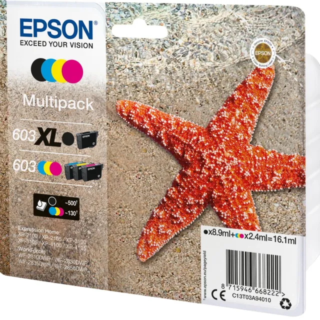 Epson Original Ink Cartridge Epson 603 XL Multicolour Black / Cyan / Magenta / Yellow