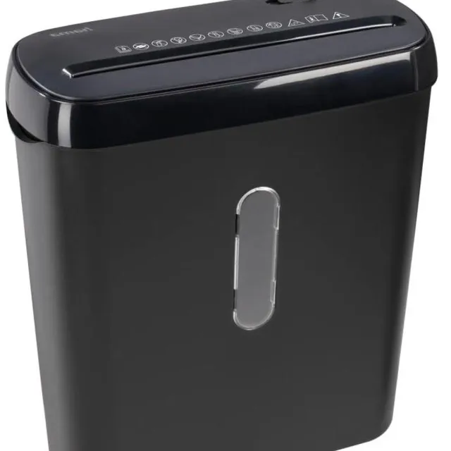 RFWR Papierversnipperaar voor Thuis - 6 Vellen, 6 mm Strip-Cut, 8 Liter Papiermand, Automatische Start/Stop