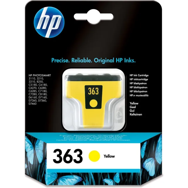 HP C8773EE - 363 - Inktcartridge geel