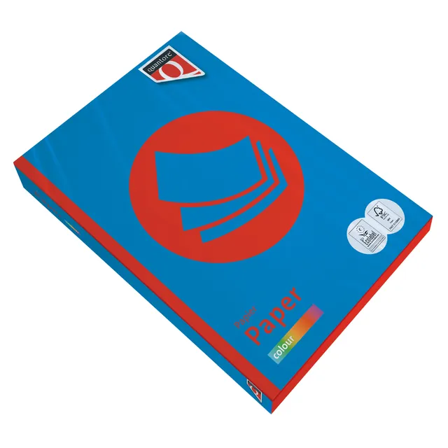 Quantore Kopieerpapier Quantore Colour A4 120gr diepblauw 250 vel