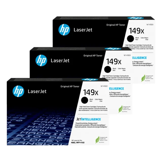 Hp 149X LaserJet Toner Zwart (3 stuks)