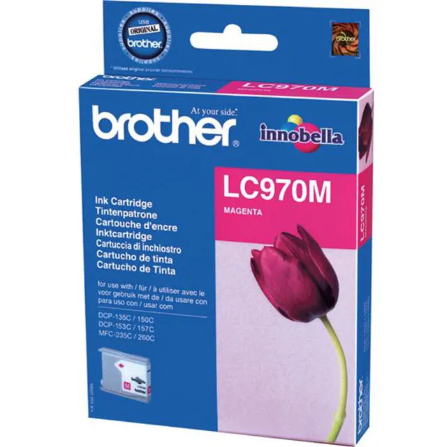 Brother LC-970MBP inktcartridge 1 stuk(s) Origineel Magenta