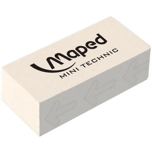 Maped gum Technic 300, mini, wit