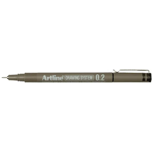 Artline Fineliner Drawing System 0,2 mm zwart