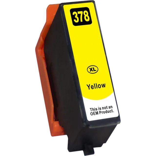 InktDL Huismerk geschikt voor Epson 378XL inktcartridge Geel - XP-8500 - XP-8600 - XP-8700