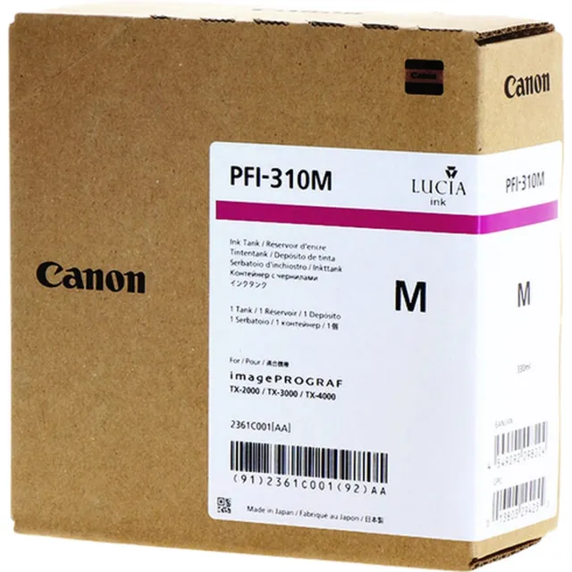 Canon PFI-310M inktcartridge Origineel Magenta