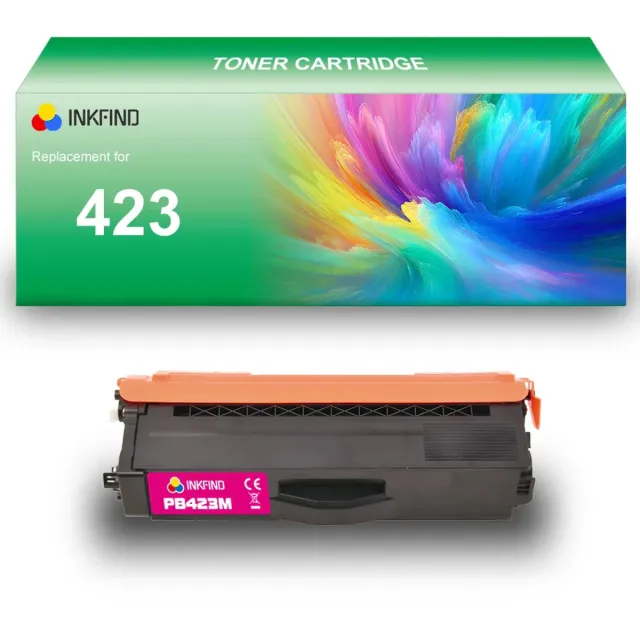 INKFIND TN423 Magenta tonercartridge compatibel met Brother TN423 TN-423 Magenta toner cartridge - 1-pack Magenta