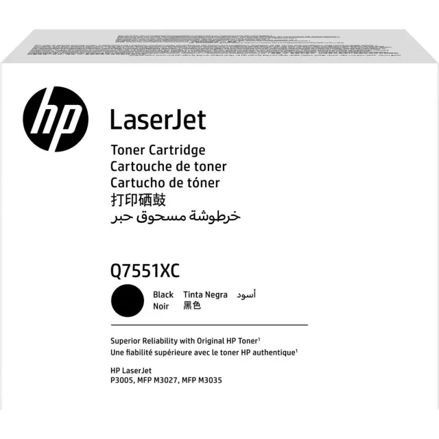 HP Q7551XC - Tonercartridge Zwart