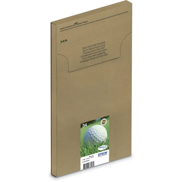 Epson Golf ball 34 Golfbal DURABrite Ultra multipack vierkleuren EasyMail-inkt Zwart;Cyaan;Magenta;Geel