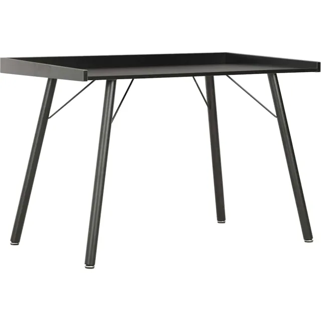 vidaXL Bureau 90x50x79 cm zwart, foto 2
