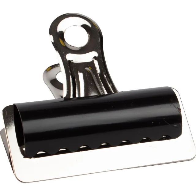 Q-CONNECT bulldogclip, zwart, 75 mm, doos van 10 stuks