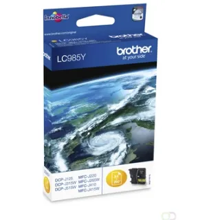 Brother LC985YBP inktcartridge 1 stuk(s) Origineel Geel (LC985YBP)