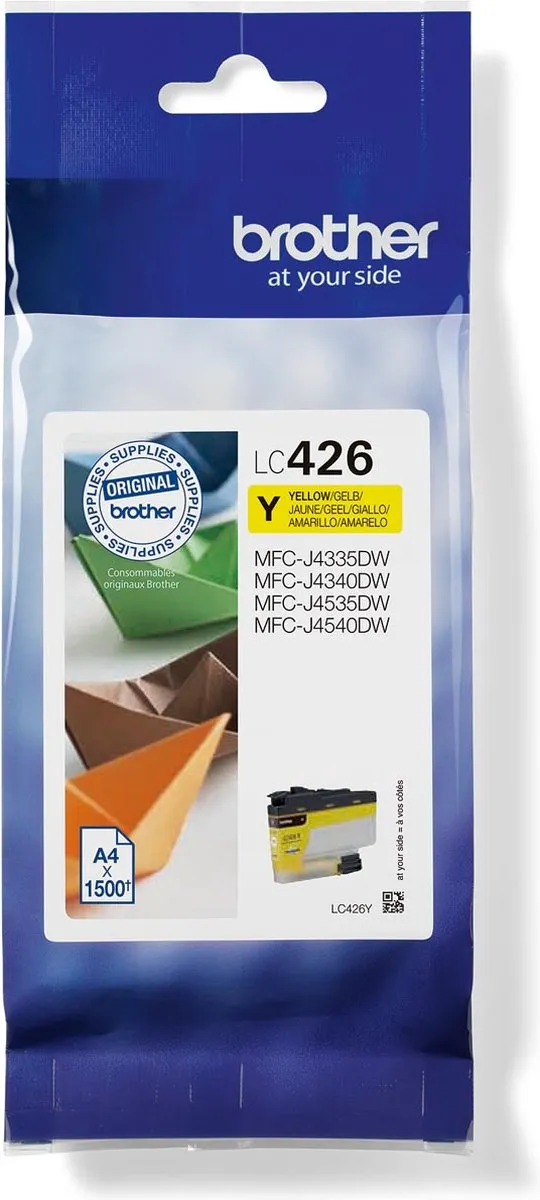 Brother Inktcartridge brother lc-426y geel | 1 stuk | 5 stuks