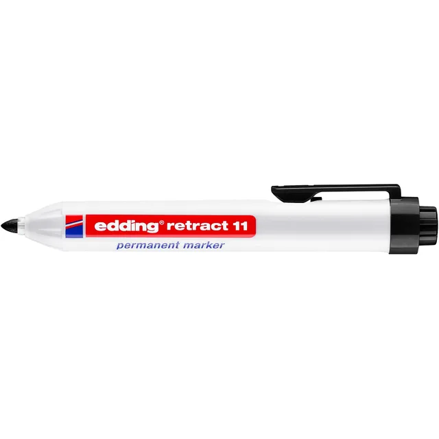 Edding Viltstift edding 11 rond drukknop rond 1.5-3mmzwart